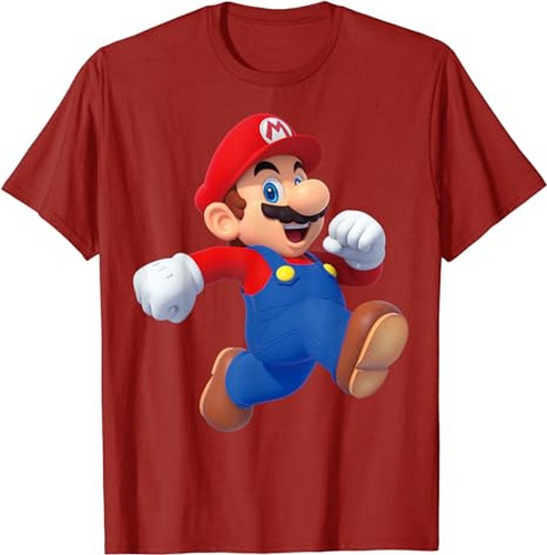 Franelas Super Mario Running Niño 5 Años Talla Xs