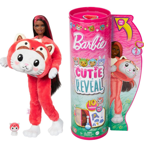 Barbie Cutie Revela Cozy Muñeca Panda Gatito 10 Sorpresas