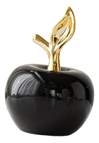 Estatua De Manzanas, Figura De Cerámica, Pequeño Negro
