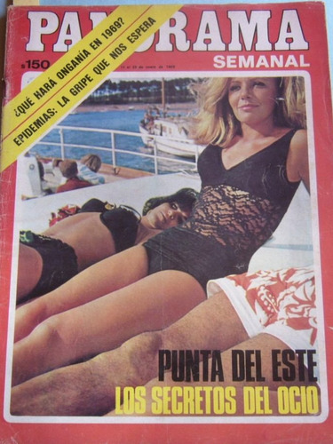 Punta Del Este Mussimesi  Boca Quino / Revista Panorama '69