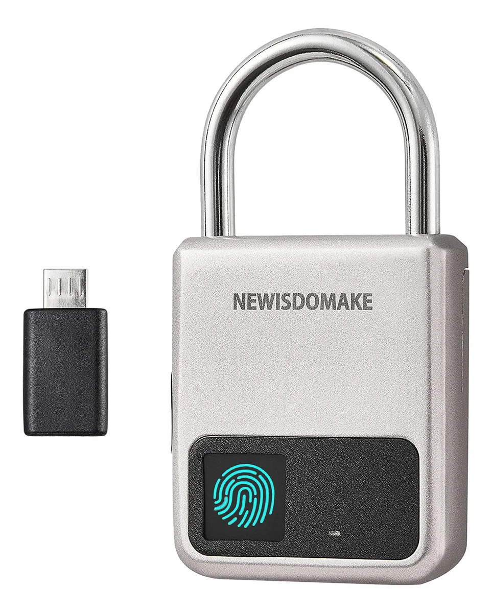 Candado Biométrico De Huellas Dactilares Con Carga Usb