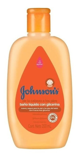 Jabón Líquido Para Bebé Johnson's® glicerina X 200 Ml.