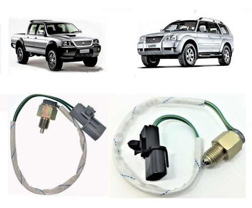 Kit 02 Sensor Interruptor Luz 4x4 Mitsubishi Pajero Sport