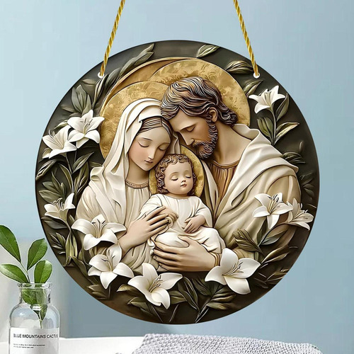 Adorno Navideño Para Colgar En La Pared Colgante Navideño