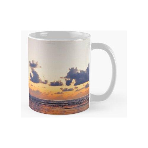 Taza Cielo De Ensueño + Paisaje Con Una Dama A Caballo Calid