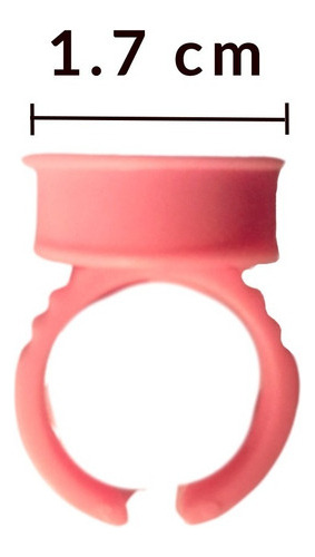 Anel De Batoque Rosa Com 50 Un. Micropigmentação Tatuagem