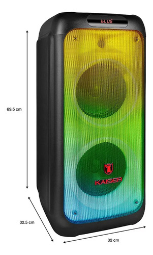 Bafle Kaiser 2x8 Pulgadas 24,000 Watts Pmpo Msa-2029