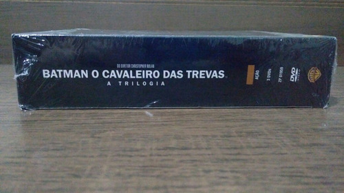 Imagem 3 de 6 de Batman O Cavaleiro Das Trevas A Trilogia Box 3 Dvds Original