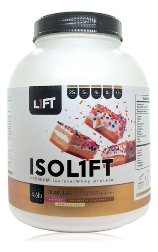 Isol1ft Premium Whey Protein Isolate Pastel De Vainilla 70 S