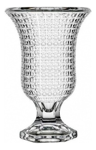 Vaso Com Pé L'hermitage Chevalier Cristal Ecológico 15x23cm