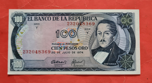 Billete 100 Pesos 1974