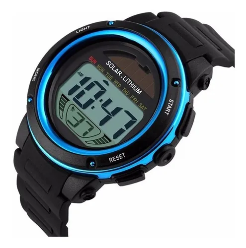 Reloj Hombre Solar Skmei 1096 Crono Alarma Sumergible Gtia