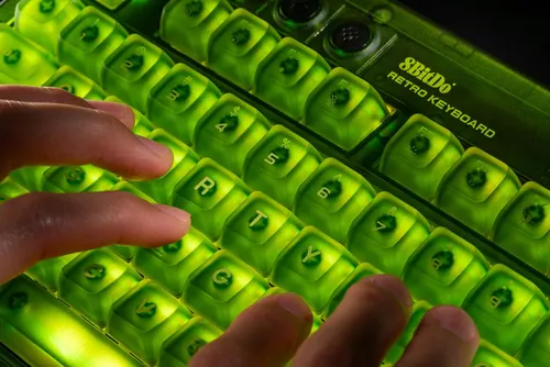 Teclado 8bitdo Retro 87 Mecánico Rgb Bluetooth Windows