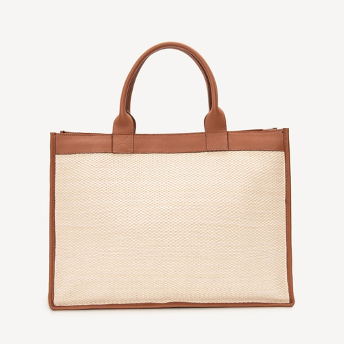 Tote Niza Rafia Beige