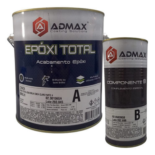 Tinta Epóxi Total Admax Parte A + B 3,6l Advance
