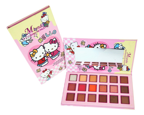 Maquillaje Hello Kitty Kuromi Paleta De Sombras De Ojos