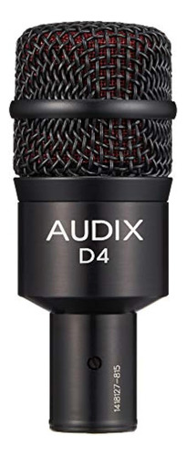Microfono Dinamico Hipercardioide Para Instrumentos Audix D4