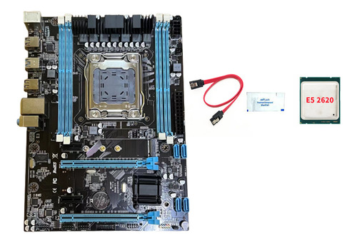 Placa Madre X79-288+cpu+cpu+cable E5 2620+kit De Engrase Tér