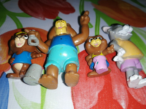 Tom Y Jerry Figuras Sonrics Vintage Set (Usado)