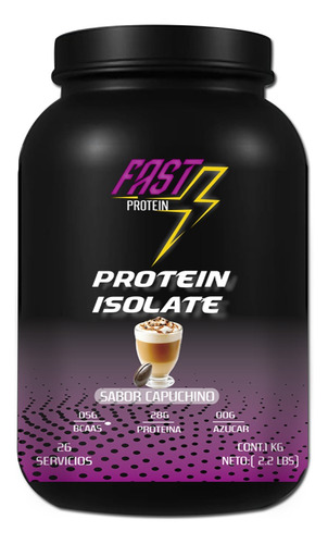 Proteína Isolate Fast 1kg C/u 200 Servicios/varios Sabores Vainilla- Mango