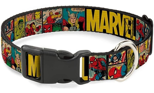 Cuello De Gato Escaparate Marvel Retro Comic Paneles Negro A