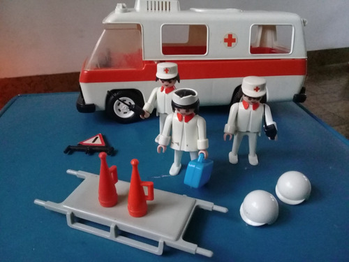 Playmobil 3254 Ambulancia Década Del 80 Antex