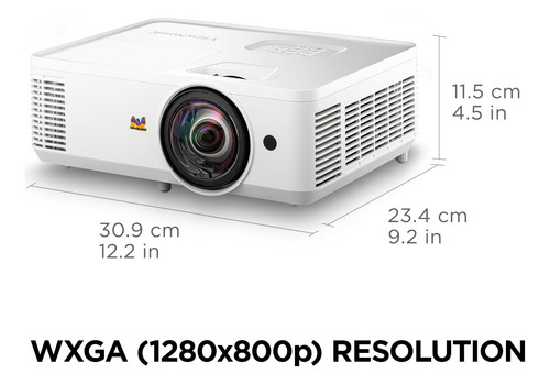 Proyector Viewsonic Ps502w, 4000 Lúmenes, Wxga, Alcance Cort