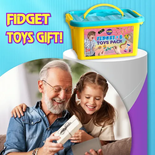 N3 ZELEK Fidget Toys Set – 25 Piezas Sensoriales Para Aliviar El Estrés Y La Ansiedad