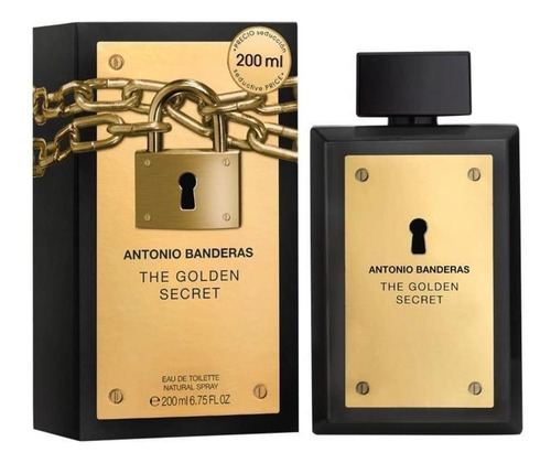 Imagen 2 de 2 de Banderas The Golden Secret EDT 200 ml para hombre
