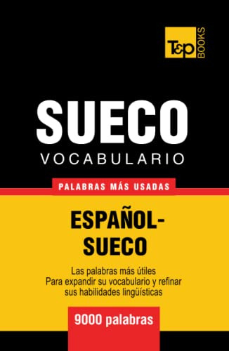 Vocabulario Español-sueco - 9000 Palabras Mas Usadas -spanis