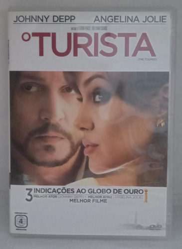 Dvd O Turista - Johnny Depp, Angelina Jolie * Original