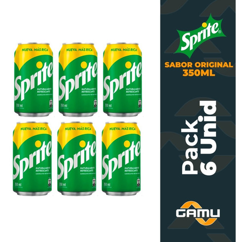 Sprite - Pack 6 Unidades