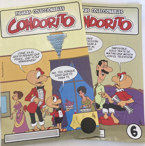 Comic Nacional: Condorito Fascículos Coleccionables #6 Y 3. 
