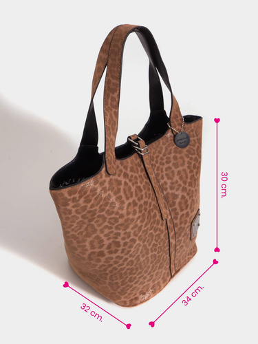 Cartera Lena Grande Totebag Oficina Juanita Jo Mujer Print Lisa