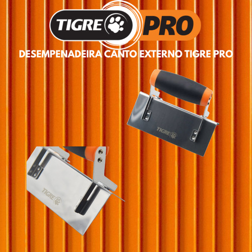 Desempenadeira Tigre Pro Canto Externo Ref. 2123-01