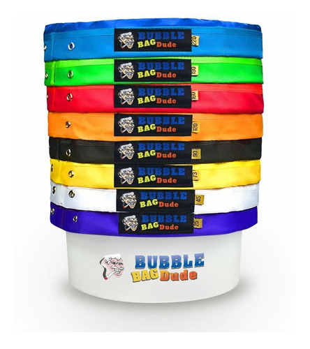 Bubblebagdude 20 galón 8 bag Juego Burbuja Essence Extractor