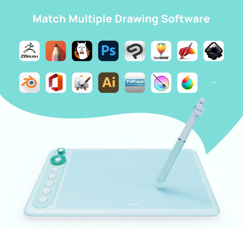 Tableta De Dibujo Parblo Intangbo X7, Tabletas Gráficas De X