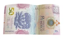 Comprar Billete Ajolote 50 Pesos Mexicanos Serie Aa Nuevo