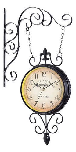 Reloj De Pared De Doble Cara Para Estación, Reloj De Pared