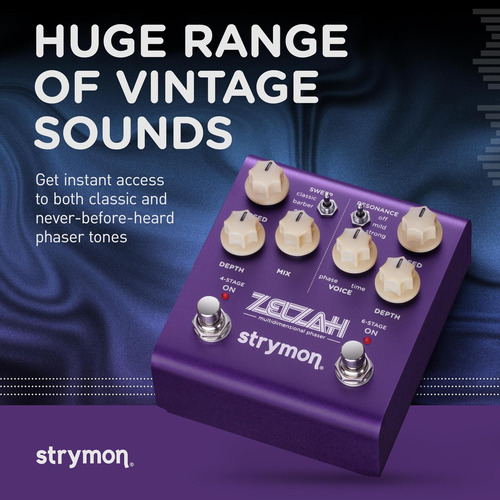 Strymon Zelzah Multidimensional Phaser Guitar Effects Pedal