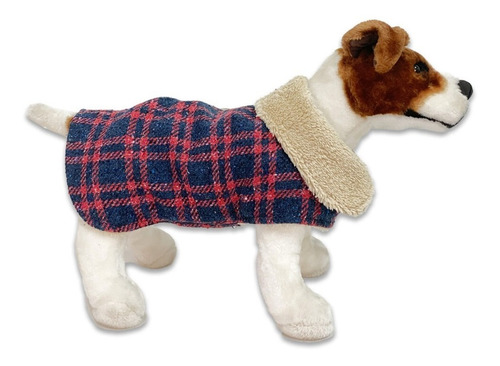 Imagen 3 de 6 de Kimba Eco Capa Perro Escocés Azul/rojo Talla Xxl(20 A 30kg)