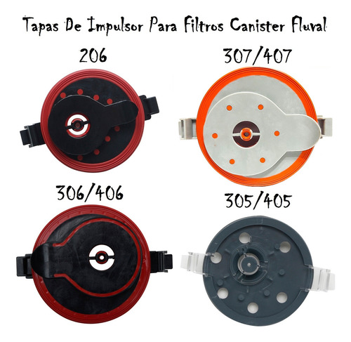 Accesorios Tapas De Impulsor Para Filtros Canister Fluval