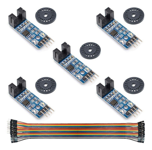 Daoki 5 Unids Sensor De Medicion De Velocidad Lm393 Modulo D