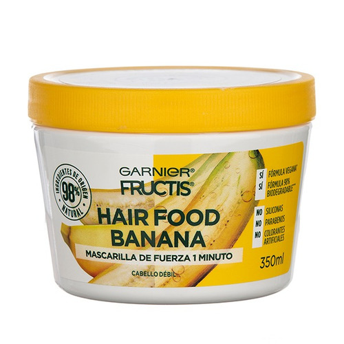 Imagen 1 de 5 de Máscara Garnier Fructis Hair Food Fuerza de 350mL