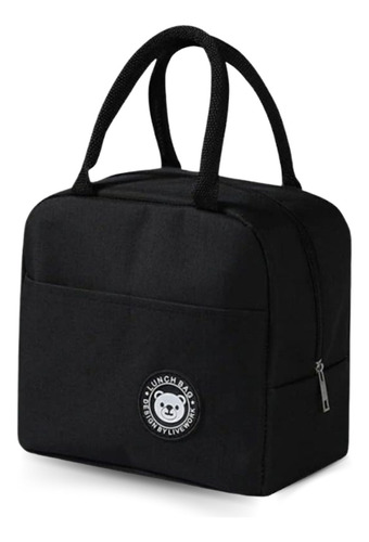 Bolsa Térmica Lunch Bag Casita Lancheira De Mão Marmita 4lt Cor Preto