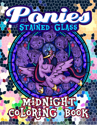 Libro: Midnight P?n?és Stained Glass Coloring Book: Amazing 