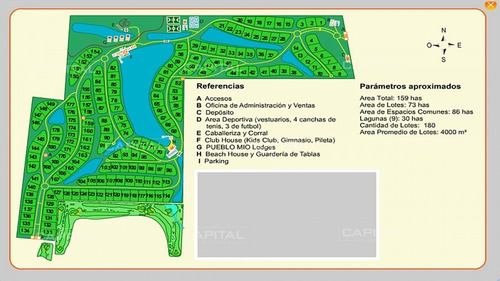 Imagen 2 de 8 de Chacra En Barrio Privado Pueblo Mio Sobre La Laguna - Manantiales Pueblo Mio