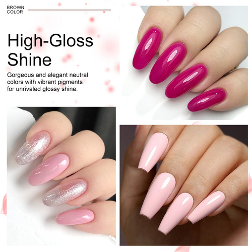Kit Para De Uñas Polygel Completo Esmaltes Gel Y Uv Lámpara