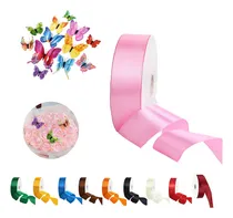 Comprar Listón Satinado 4 Cm Decoracion Popotillo Colores Listón 91m Color Rosa Rollo De Liston Satinado