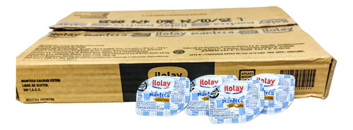 Manteca Individual Ilolay (108 Unid 10 Gr C/u) Sin Tacc